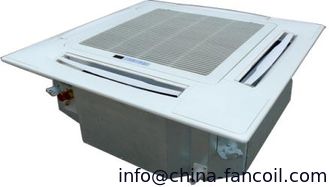 China Chilled water 4 way ceiling concealed cassette type fan coil units-300CFM supplier