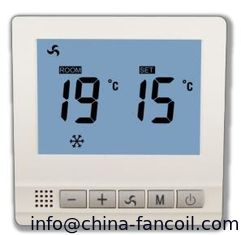 China Hotel Keycard 0-10v Modulating Room Thermostat Modbus  thermostat for 2 pipe or 4 pipe fan coils supplier