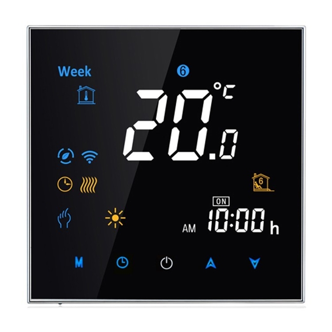 Room Thermostat Lcd Touch Screen Control 3a For Gas Boiler