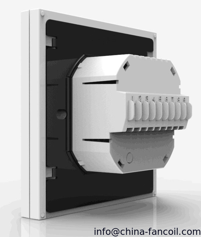 Termostato WIFI app intelligente y Modbus RS485 para unidad de fan coil agua fría TF-704/W