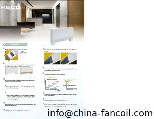 China Floor stand &amp; Ceiling fan convector ultra thin design 130mm depth-400CFM supplier