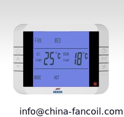 China LCD screen back light Digital  thermostat for boilers floor heating supplier
