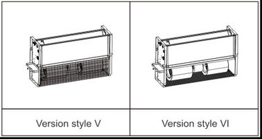 Chilled Water Horizontal and Vertical Fan Coils 1400CFM 2 tubes supplier