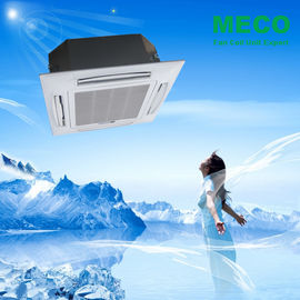 Chilled water 4 way ceiling concealed cassette type fan coil units-1400CFM 4 TUBE supplier