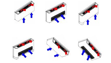 Vertical &amp; Horizontal Water Chilled Fan Coil Unit-1400CFM supplier