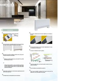 Floor stand & Ceiling fan convector ultra thin design 130mm depth-520CFM supplier