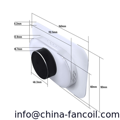 Smart WIFI app control  touch screen Room Thermostat for fan coil unit 2 pipe/Arcobalecno design/TF-701 series supplier