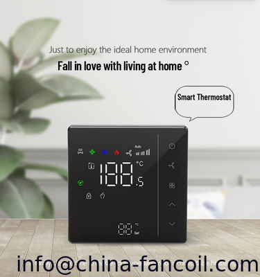 smart wifi and Modbus thermostat contoller for fan coils supplier