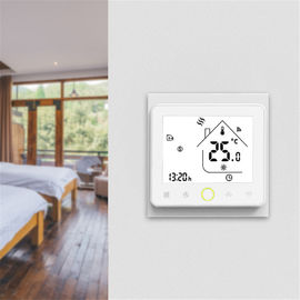 Intelligent WIFI smart phone app controlled room thermostat for electric underfloor heating 16A model No.TH-703/GBW supplier