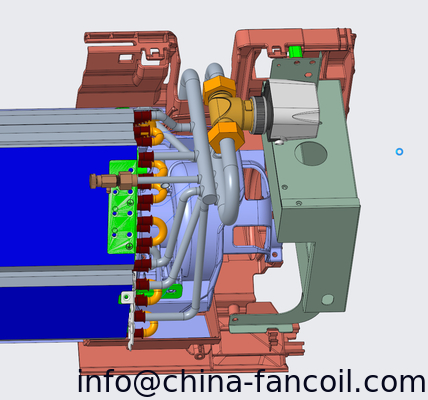 2 pipe wall mounted fan coil unit with DC motor and Modbus supplier